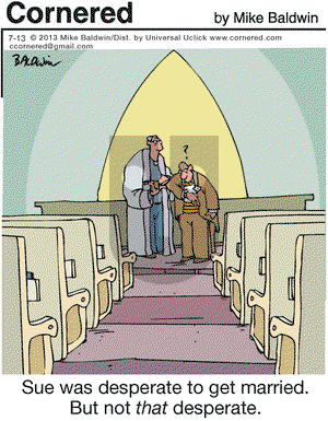 Cornered on Saturday July 13, 2013 Comic Strip