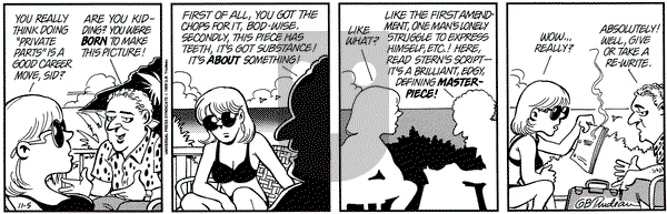 Doonesbury on Friday November 5, 1993 Comic Strip