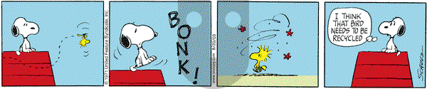 Peanuts - Wednesday August 20, 2003 Comic Strip