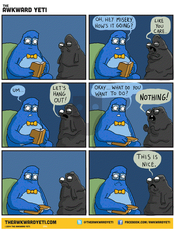 The Awkward Yeti - Thursday January 29, 2015 Comic Strip