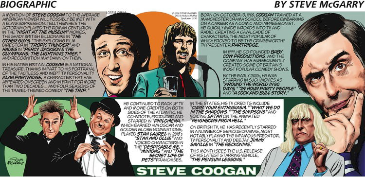 Biographic on Sunday March 30, 2025 Comic Strip