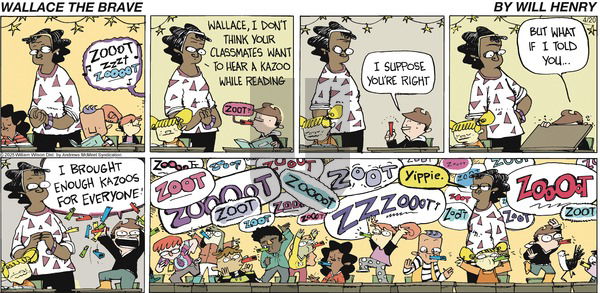 Wallace the Brave on Sunday April 20, 2025 Comic Strip