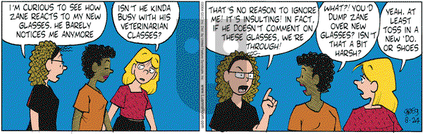 Luann on Tuesday August 24, 2004 Comic Strip