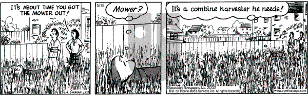 Fred Basset on Monday June 30, 2003 Comic Strip