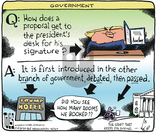 Tom Toles on Tuesday October 13, 2020 Comic Strip
