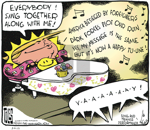 Tom Toles on Thursday March 2, 2017 Comic Strip