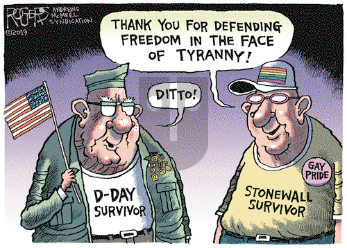 Rob Rogers on Saturday June 8, 2019 Comic Strip