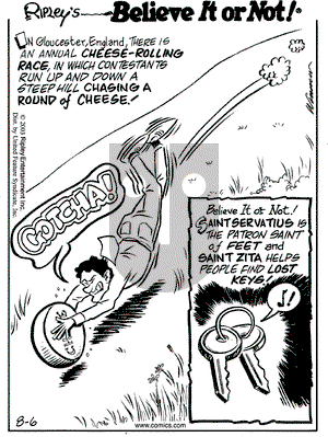 Ripley's Believe It or Not on Wednesday August 6, 2003 Comic Strip