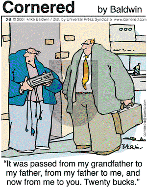 Cornered on Thursday February 8, 2001 Comic Strip