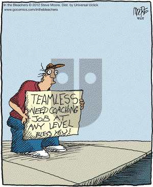 In the Bleachers - Wednesday April 25, 2012 Comic Strip