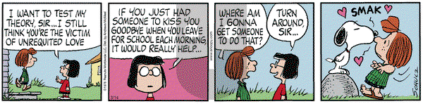 Peanuts on Friday March 14, 2025 Comic Strip