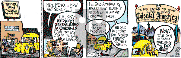La Cucaracha on Monday February 27, 2006 Comic Strip