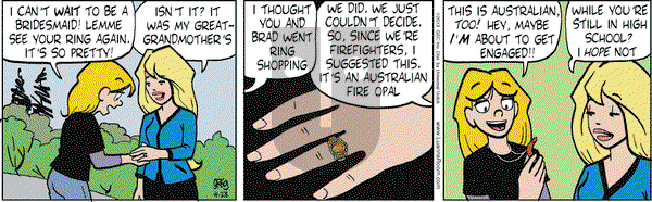 Luann on Tuesday April 23, 2013 Comic Strip