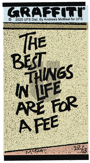 Graffiti on Saturday December 13, 2025 Comic Strip