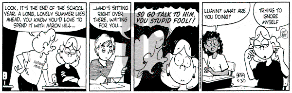 Luann on Tuesday May 30, 1995 Comic Strip