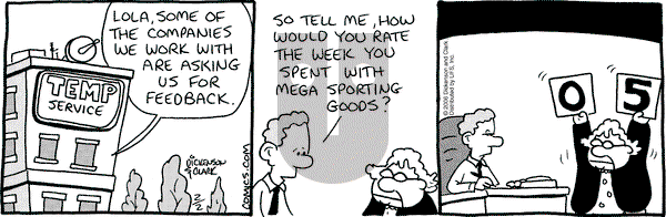 Lola on Thursday February 2, 2006 Comic Strip