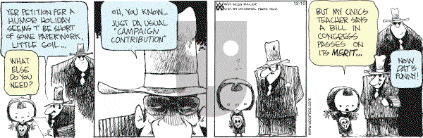 Non Sequitur on Friday December 10, 2004 Comic Strip