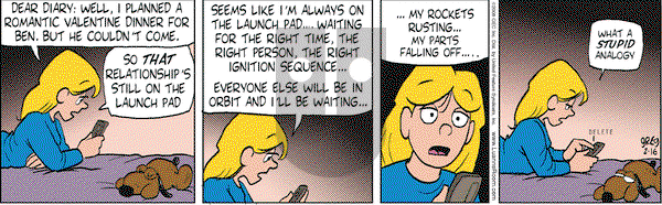 Luann on Saturday February 16, 2008 Comic Strip