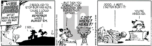 Over the Hedge on Tuesday December 30, 2003 Comic Strip