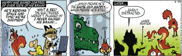 Over the Hedge on Saturday August 23, 2014 Comic Strip
