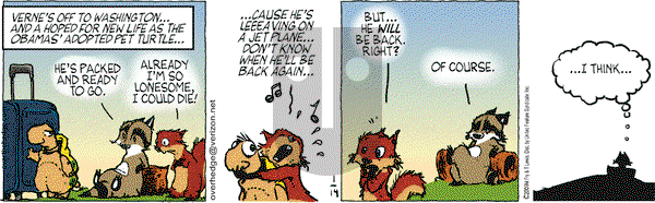 Over the Hedge on Wednesday January 14, 2009 Comic Strip