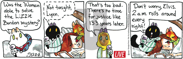 Breaking Cat News - Saturday February 8, 2025 Comic Strip