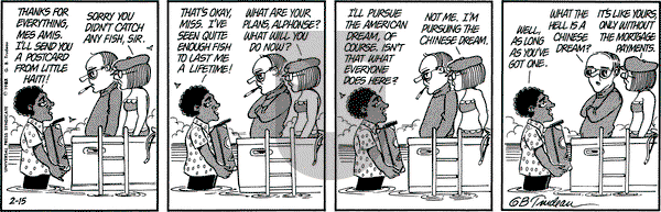 Doonesbury on Monday February 15, 1982 Comic Strip