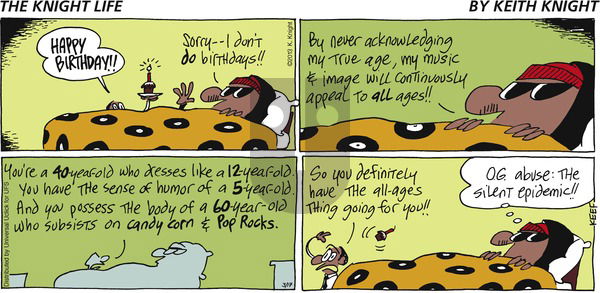 The Knight Life on Sunday March 17, 2013 Comic Strip