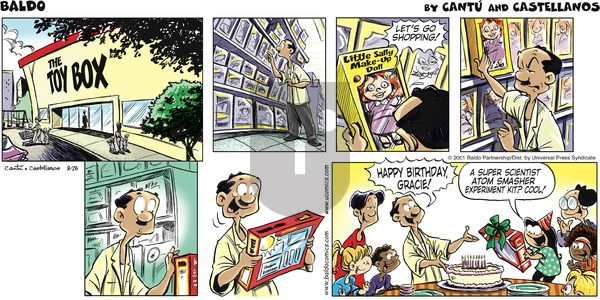 Baldo on Sunday August 26, 2001 Comic Strip