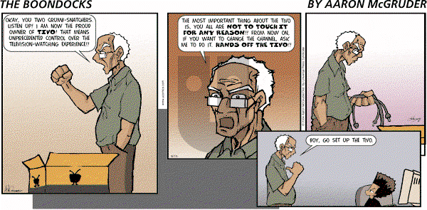 The Boondocks - Sunday August 15, 2004 Comic Strip