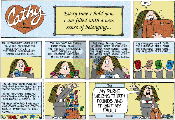 Cathy Classics - Sunday July 11, 2004 Comic Strip