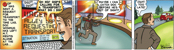 Alley Oop on Tuesday March 20, 2018 Comic Strip