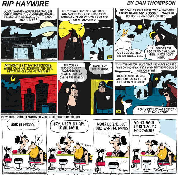 Rip Haywire on Sunday January 10, 2021 Comic Strip