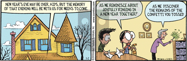 Grand Avenue on Friday January 2, 2009 Comic Strip