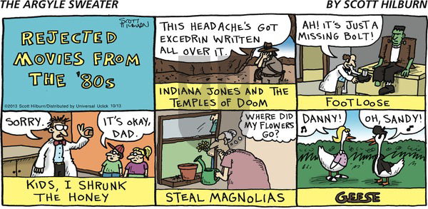The Argyle Sweater on Sunday October 13, 2013 Comic Strip