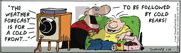 Frank and Ernest on Monday January 14, 2013 Comic Strip