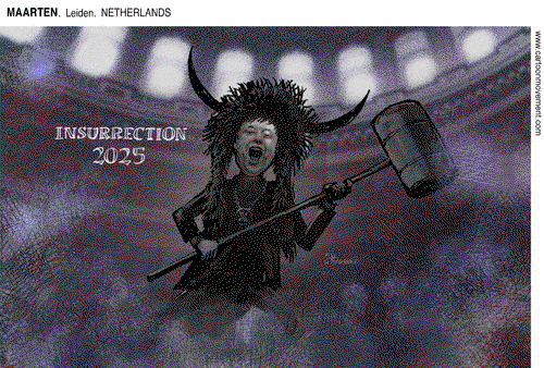 ViewsAmerica on Thursday February 13, 2025 Comic Strip