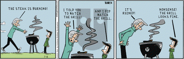 Grand Avenue on Saturday July 8, 2023 Comic Strip