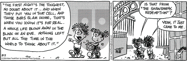 Heart of the City on Monday August 9, 2004 Comic Strip