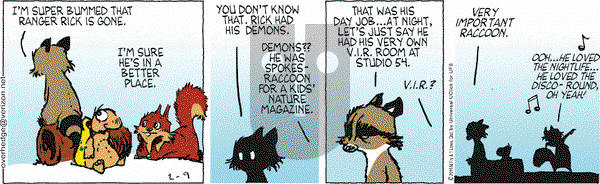 Over the Hedge on Tuesday February 9, 2016 Comic Strip