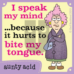 Aunty Acid on Wednesday February 11, 2015 Comic Strip