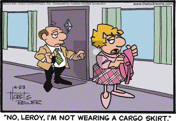 The Lockhorns - Tuesday April 23, 2024 Comic Strip