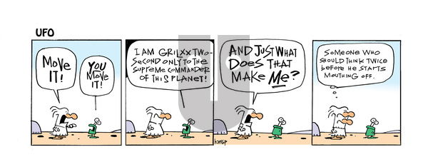 UFO - Thursday January 16, 2025 Comic Strip