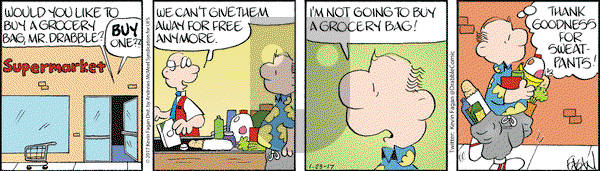 Drabble on Monday January 23, 2017 Comic Strip