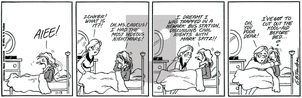 Doonesbury on Monday November 13, 1972 Comic Strip