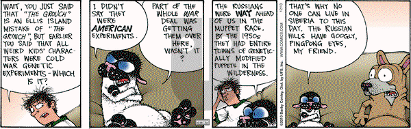 Get Fuzzy on Monday December 13, 2010 Comic Strip