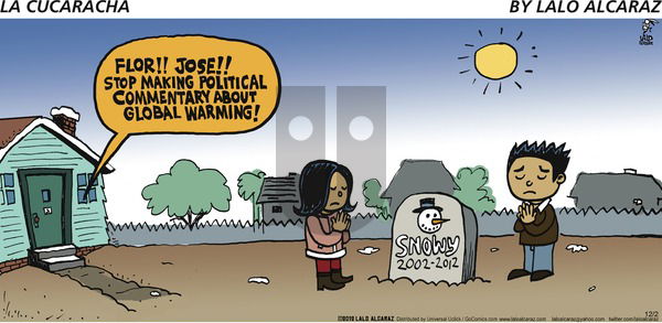 La Cucaracha on Sunday December 2, 2012 Comic Strip