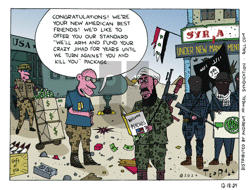 Ted Rall on Wednesday December 18, 2024 Comic Strip