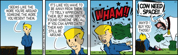 Cow and Boy Classics on Wednesday March 4, 2009 Comic Strip