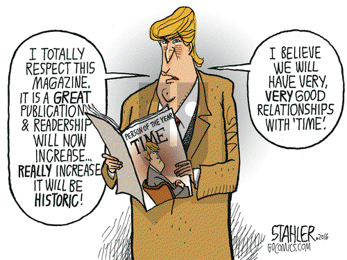 Jeff Stahler on Friday December 9, 2016 Comic Strip